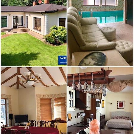 Guests House With Amazing Pool And Sauna Babīte Esterno foto